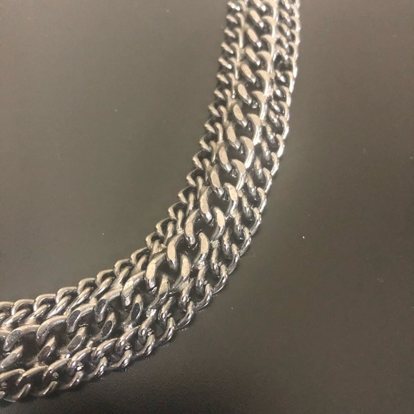 Aldo Gunmetal Statement Necklace - Picture 2 of 3